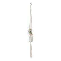 Support Mural Pour Plantes Rebecca Mobili Sarracenia 100x25x25 Polycoton Beige Boho