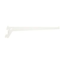 Soporte simple de acero para cremallera modelo 6000 – 25 cm – 2 unidades – Blanco