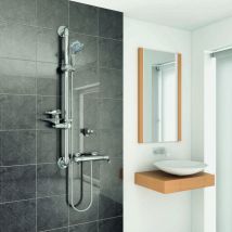 Akw - Arka Care Thermostatic Bar Mixer Shower With Shower Kit