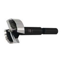 Broca Forstner Tipo 0317 Cortadora Ondulada D.21mm Total L.90mm Eje D.8mm