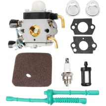 Stihl Fs55 Fs38 Fs45 Fs46 Fs55c Fc55 Fs74 Fs75 Fs76 Fs80 Km85 Vergaser Mit Luftfilter, Kraftstoffschlauch Für Freischneider