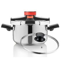 Haeger Easy Lock Inox Pentola A Pressione 6 Litri Inox