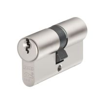 Abus - Mechanical E60np Euro Double Cylinder Nickel Pearl 35mm / 35mm Visi