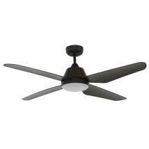 Ventilador de techo Kaiserkraft 1220 mm – 3 velocidades – Mando a distancia – Potencia 0.047 kW – Color negro