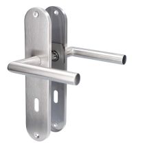 Alpertec - 28015500 Set Di Ristrutturazione Conte-ls In Acciaio Inossidabile Per Porte Da Camera Set Di Maniglie Accessori Per Porte Nuovi