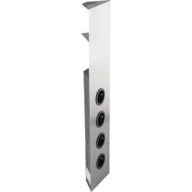 Caressi - Steckdosenelement 4st46-58 4 Schukosteckdosen Edelstahl
