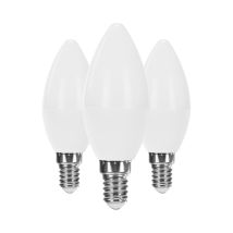 Raydan - Pack 3 Bombillas Led Vela E14 6w Equi.40w 470lm Home