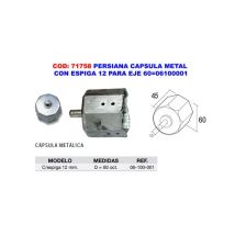 Teicocil - Gaviota Capsula Metalica Persiana Con Espiga 12 Para Eje 6006100001
