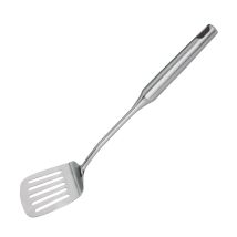 Vtizikl Spatule À Fentes En Acier Inoxydable, Ustensile De Cuisine Pour La Cuisine Avec Manche Creux, Argent/14,9 Pouces