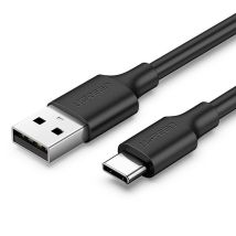 Cavo USB - USB-C 3A 3m nero – Ricarica rapida e trasferimento dati – Design resistente in nylon intrecciato