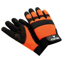 Fuxtec – Guanti da giardinaggio professionali – Taglia S e XXL – Materiale traspirante e resistente – Chiusura in velcro