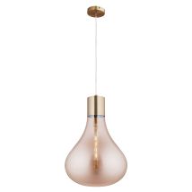 Hängelampe Lumineca Triz 40x50 Cm Farbe Bernstein