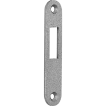 Bks - Schließblech S413 Edelstahl Matt Breite 20 X Länge 105 Mm Abgerundet Din Links / Rechts Flach