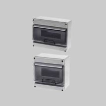 Centralino Da Parete C/portello Ip65 4 Mod. 154x114x85 Mm - Grigio