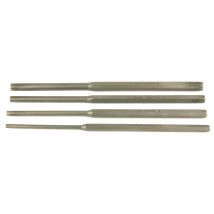 Punzoni francesi extra lunghi – 300 mm – Set di 4 assi – Acciaio al cromo vanadio – 6 mm, 8 mm, 10 mm, 12 mm
