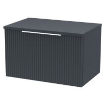 Bathroom Vanity Unit Wall Mounted Storage Cabinet Anthracite 600mm Drawer Modern