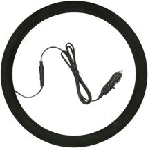 Miya - Auto Heated Steering Wheel Cover Universal Size Quickly Heating Driving Hands Warmth Steering Wheel Protection Cover