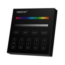 Panel De Control Táctil Rgb Y Rgbw - 4 Zonas - Negro - Milight