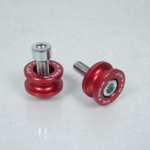 Paire De Diabolo Alloy Ultima Racing Teflon Pour Moto M10mm Rouge