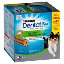Purina Dentalife Medium Dog Dental Chew 42 Stick 2(14x69g) Pk2 - 266154