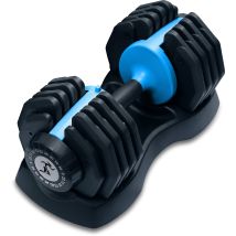 Strongology Urban25 Home Fitness Black And Blue Adjustable Smart Dumbbell From 2.5kg Upto 25kg Training Weights