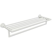 Bemeta - Sapho X-round - Mensola Con Portasciugamani, Lunghezza 55 Cm, Bianco Xr421w