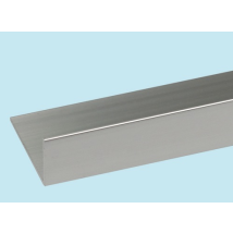 Profilo Angoli Diversi In Alluminio - Mm.30x15 Mt.1 Argento Lucido