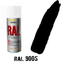 Bomboletta Spray Nero Opaco Ral 9005 Acrilico Vernice Opaca Rapida Essic. Graff