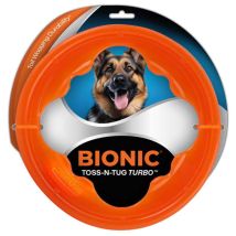 Bionic - Juguete Ultra Resistente Para Perros Toss-n-tug Turbo