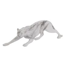 Origen - Signes Grimalt Tierfigur Figuren Leopardo Abbildung Weiß 6x28x10cm 25275