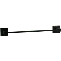 Pollini Acqua Design - Porte-serviettes En Laiton Pour Bidet 35 Cm De Long Pollini Live Lv1205 Noir Mat
