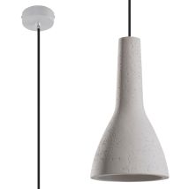 LEDKIA – Empoli Pendant Lamp – Gray Concrete – E27 Max 15W – 17x132 cm – Modern Minimalist Design