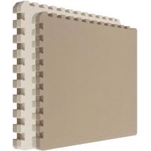 1,6mq Tappeto Palestra 4 Cm - Set Di 2 Tappetini Per Fitness 90x90 - Gym Mat