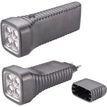 Superhelle Akku-Taschenlampe 12h LED Licht Schlagfest leicht kompakt IP54 4003189132827