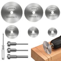 Lame Da Taglio Per Utensili Rotanti, Lame Per Trapano A Disco, Hss, Mini Lame Per Seghe Circolari Hss Per Tagliare Legno, Plastica E Metallo (10 Pezzi