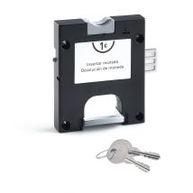 Cadena Monedero Ojmar Carro - Cerradura De Moneda Para Taquilla Y Para Cadena Ojmar