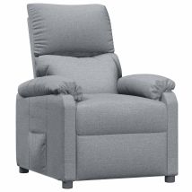 The Living Store - Relaxsessel Hellgrau Stoff Vidaxl