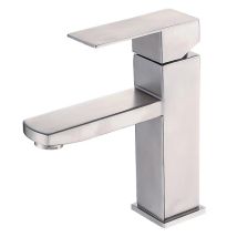 Ccykxa Wasserhahn Aus Edelstahl 304, Für Badezimmer, Warm- Und Kaltwasser, Waschbecken, Wasserhahn Unter Der Spüle