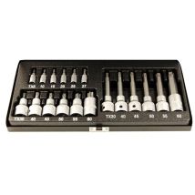 Punte Da Torx Corte E Lunghe Da T8 A T60 Scatola Di 18 Punte