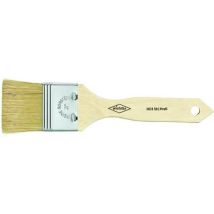 Pinceau plat Wistoba – Crin naturel clair – Largeur 20 mm – Épaisseur 6 mm – Pour peintures et vernis