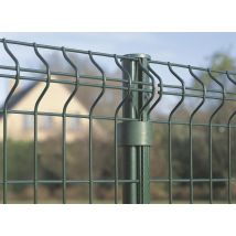 Beta - Stangen Für Bekafor -zaunpaneele Mit Schutzhaube - Green