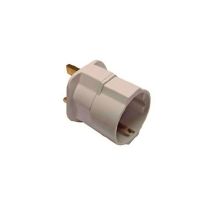 Bf - Adapter Europa Auf Großbritannien 13 Bis 250 V Weiß (eingeschweißt)