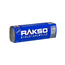Edelstahlwolle grob 5 150 g korrosionsbeständig hitzebeständig ideal für Holz Metall Stein Glas RAKSO