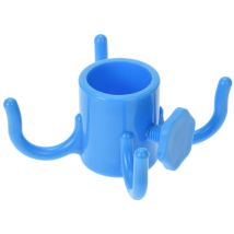 Gancio Ombrello per Pali da 19 a 32 mm – Polipropilene – Colori Assortiti: Bianco, Blu, Giallo, Verde