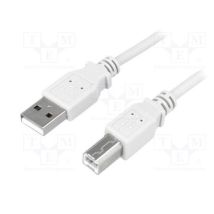 Logilink Cu0008 - 3m Usb 2.0 2x Male Kabel, Grau