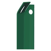 Spannungsblitz 25x25 cm – grün – robust und langlebig – Zaunpfosten für Garten & Freizeit