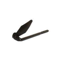 Marseiller Fensterladenstopper Mit Schraube, Länge 130 Mm, Durchmesser 10 Mm, Schwarz - Mermier