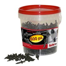 Chiodi A Percussione Ed In Box Da 600pz Fischer Ed18box
