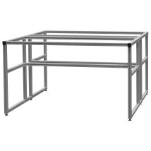 Établi en aluminium workalu – Longueur 1950 mm – Largeur 600 mm – Hauteur 850 mm – Charge max 350 kg – BEDRUNKA+HIRTH