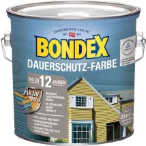 Dauerschutz-holzfarbe 2,5 L, Moosgrün Holzschutzfarbe Holzschutz - Bondex